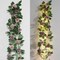 6FT Artificial Flower String Lights Battery Operated Rose Floral Garland with 20 LED Fairy Lights